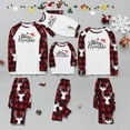 thumbnail image 1 of MASRIN Holiday Family Matching Pajamas, Christmas Pajamas for Family of 4 Matching Xmas Christmas Pjs Set Cute Funny Holiday Family Plaid Sleepwear Loungwear Christmas family pajamas, 1 of 4