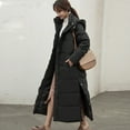 thumbnail image 1 of MASRIN Puffer Jacket Womens, Womens 2024 Winter Fuzzy Coats Warm Fleece Fluffy Sherpa Jacket Hooded Color Block Patchwork Cardigan Outerwear Womens Fall Fashion 2024, 1 of 3
