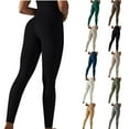thumbnail image 1 of MASRIN Yoga Pants for Women Seamless Butt Lifting Workout Athletic Leggings High Waisted Tummy Control Running Tights Gray S, 1 of 6