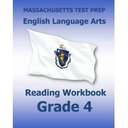 MASSACHUSETTS TEST PREP English Language Arts Reading Workbook Grade 4 Preparation for the Next-Generation MCAS Tests, Paperback