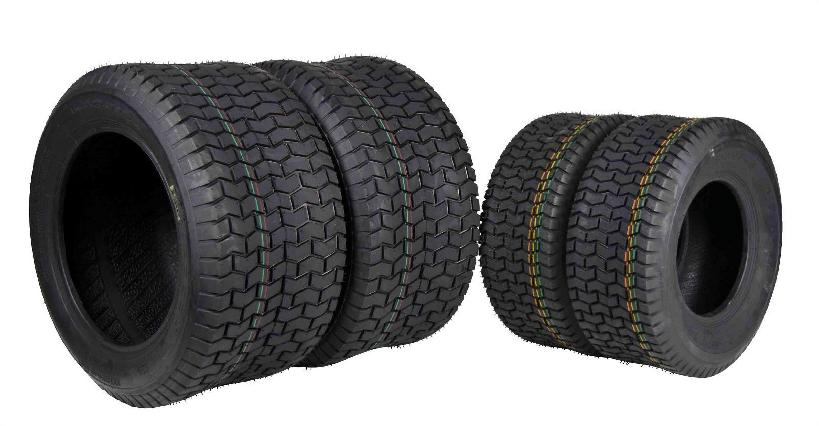 Massfx lawn garden tractor mower tires set 4 pack 16x6 5 8 front