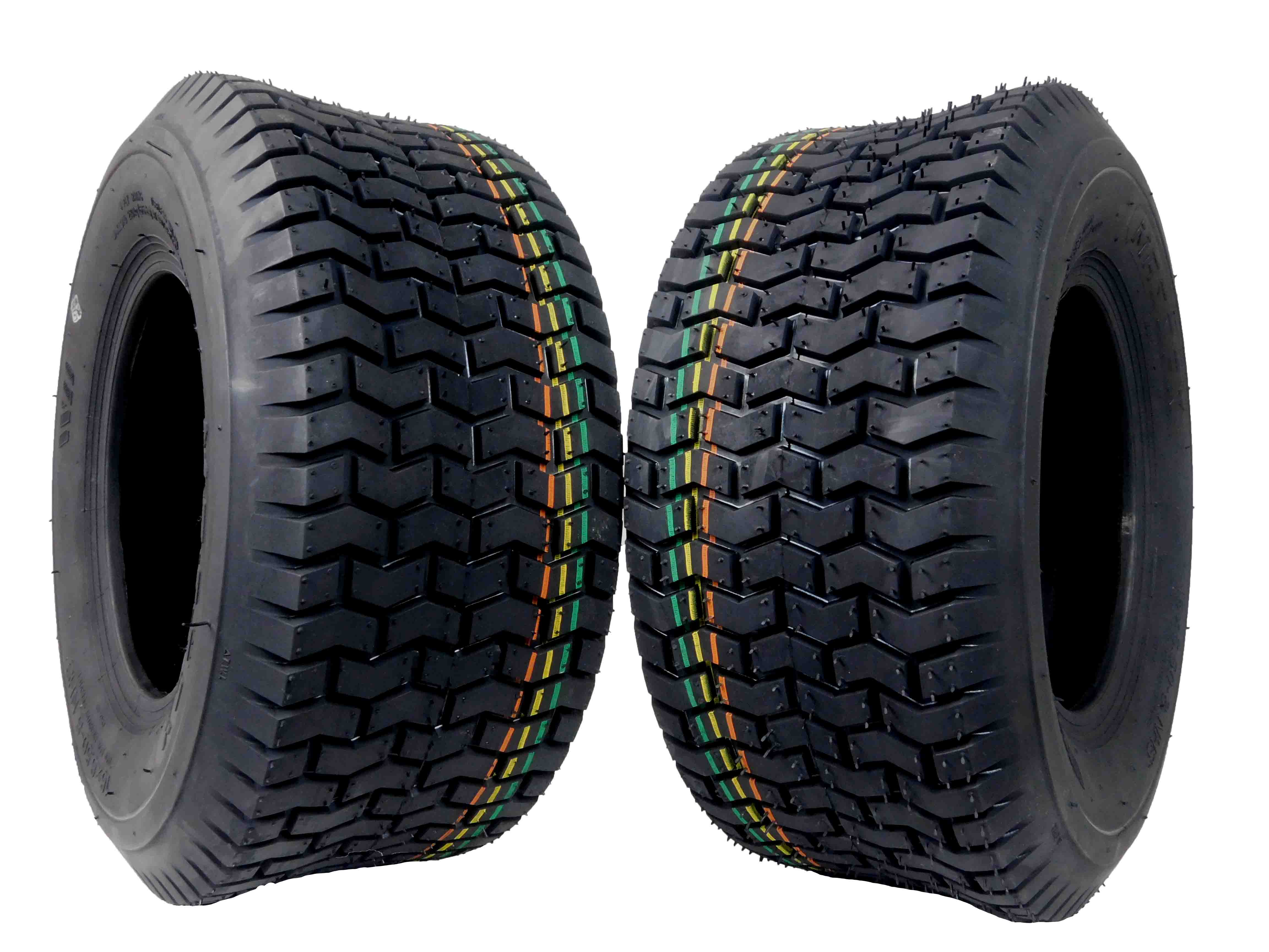 MASSFX 16x6.5-8 Lawn & Garden, Lawn Mower & Tractor Tires 4 Ply with 7mm Tread Depth (2 Pack) - image 1 of 9