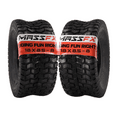 thumbnail image 1 of MASSFX 18x8.50-8 front or rear Turf Tire for outdoor power equipment and lawn mowers, 4-Ply with rectangular tread for excellent traction, Non-highway use only, 18/8.5-8,18x8.50x8 (2 Pack), 1 of 9