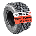 thumbnail image 1 of MASSFX 20x10-19 Rear Tire for ATV, UTV, & SxS - 4-Ply w/ 15mm Tread Depth, 1 of 9