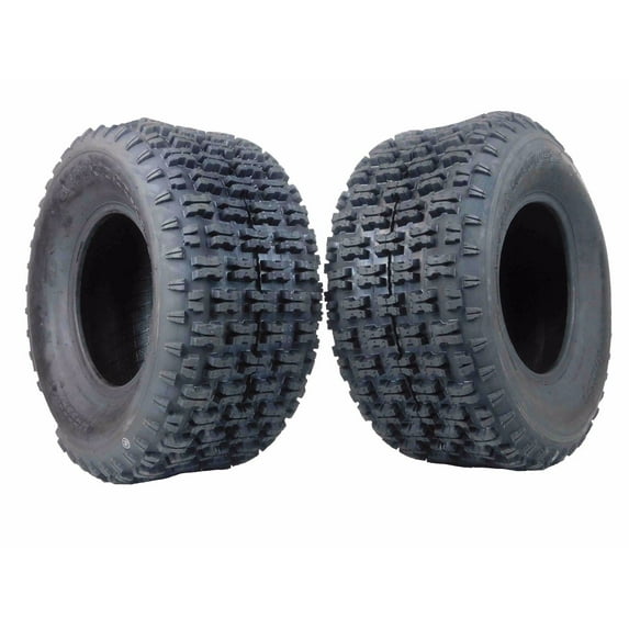 MASSFX 22x10-10 Rear Tire - Durable 4 Ply 1/2" Tread Depth for ATV & UTV 22x7x10 (2 Pack)