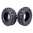 thumbnail image 1 of MASSFX 25x10-12 Rear Tire - Durable 6 Ply with 1/2" Direction Tread Design for ATV & UTV 25x10x12 (2 Pack), 1 of 9