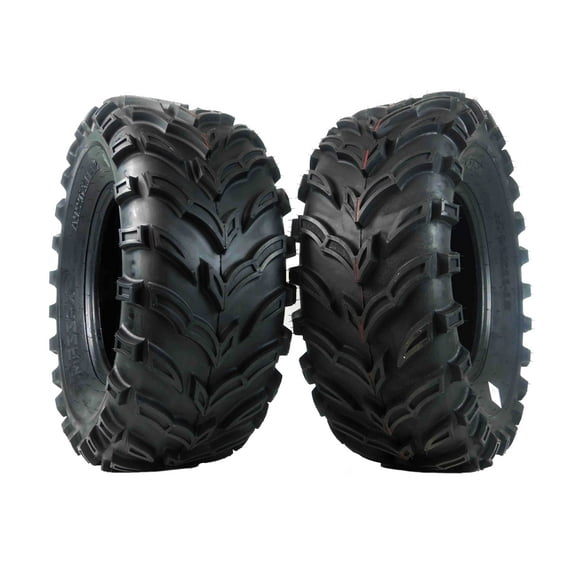MASSFX 26x11-12 Rear Tires for ATV, UTV, & SxS-6-Ply w/ 1/2" Tread Depth (2-pk)