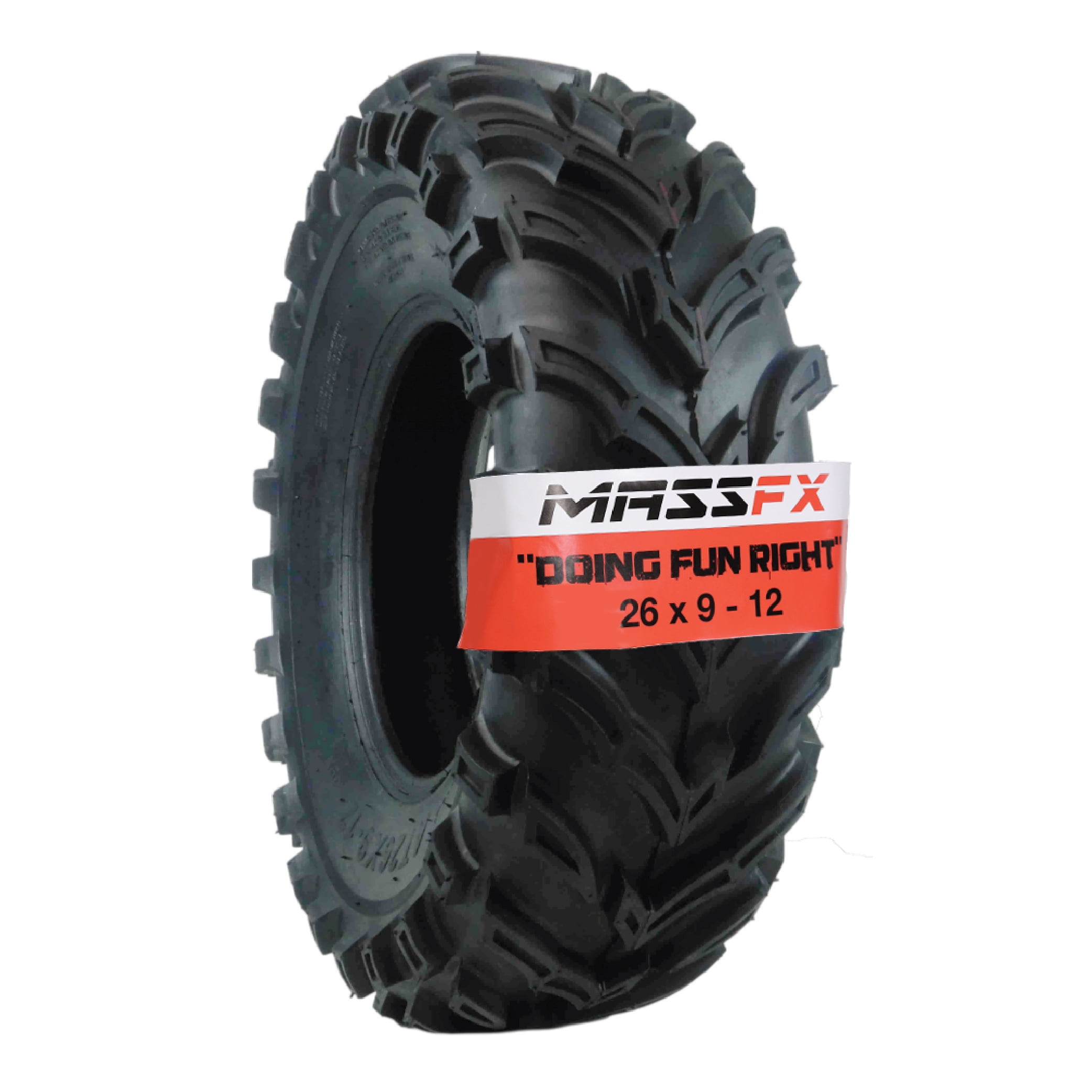 MASSFX 20x10-9 ATV Rear Tires 6-Ply - Dual Compound Off-Road All