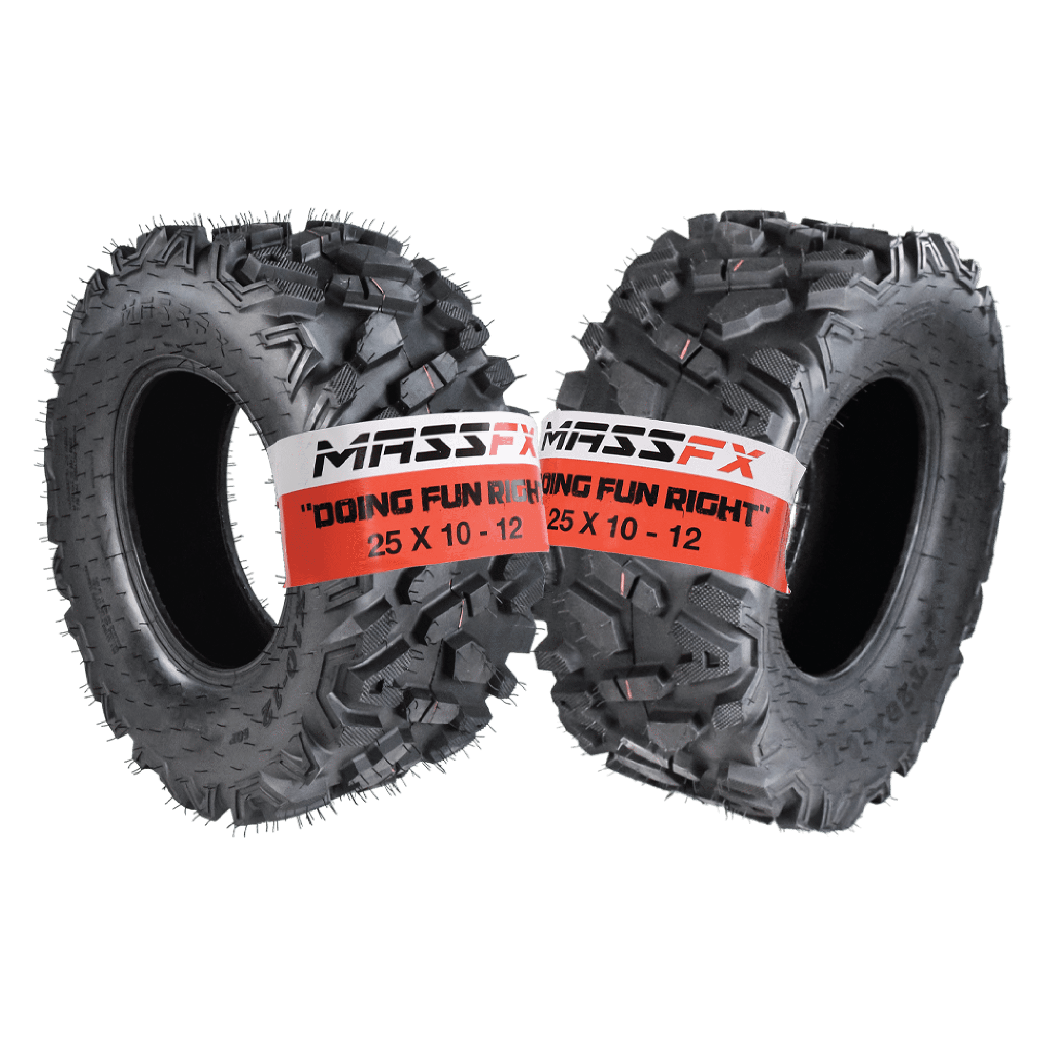 MASSFX Grinder 22x10-9 Rear ATV Tire, 6-Ply Rating, Chip