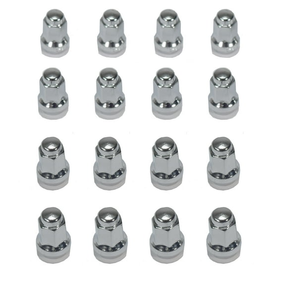 MASSFX LUG03-C LUGNUT, HEX14MM L28MM 3/8-24 - CHROME - 16 Pack