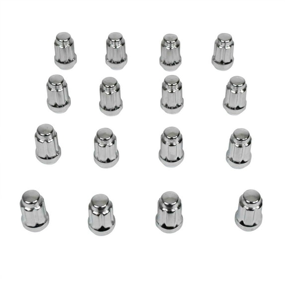 MASSFX LUG04-C LUGNUT, L35MM 12X1.5 - CHROME - 16 Pack