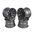 thumbnail image 1 of MASSFX 10x7 Golf Cart Rims with 4/101.6 or 4 on 4" Bolt Pattern-Gun Metal Grey-4 pk, 1 of 7
