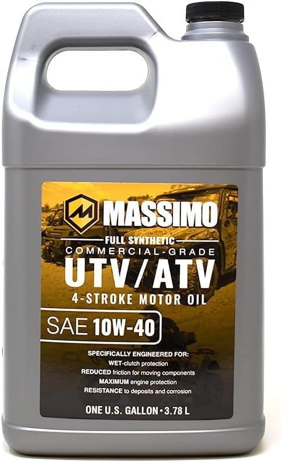Massimo 10W-40 Full Synthetic Oil, High Mileage, Severe-Service