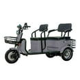 thumbnail image 1 of Massimo MGC 800W 3-Seat (Scooter) with Front and Back Storage Golf Cart - Gray, 1 of 8