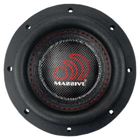 Massive HIPPOXL64 6" 300 Watts RMS Dual 4 Ohm Subwoofer