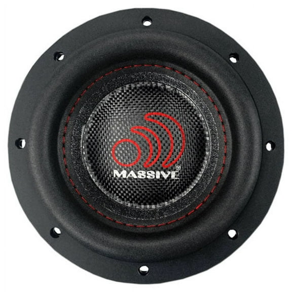 Massive HIPPOXL64 6" 300 Watts RMS Dual 4 Ohm Subwoofer
