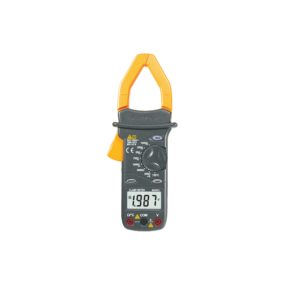 MASTECH MS2001C Digital Clamp Meter Current Pliers Voltage Circuit Tester Pincers Multimeter Homeheld Professional Electrical Tool(MS2001C)