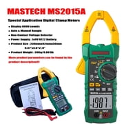 MASTECH MS2015A Current Pliers Voltage Circuit Tester Pincers Multimeter AutoRange Digital AC 1000A Current Clamp Meter True RMS Multimeter Frequency Capacitance Tester NCVMS2015A