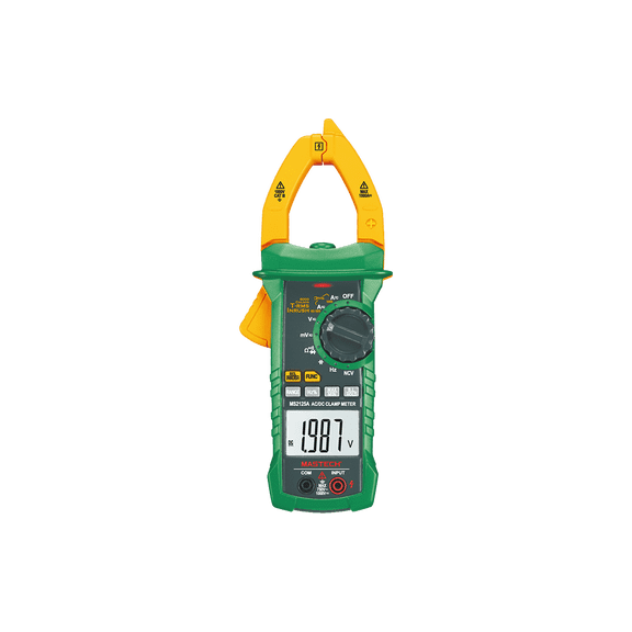 MASTECH MS2125A AC/DC Current Pliers Voltage Circuit Tester Pincers Multimeter AutoRange Digital Current Clamp Meter(MS2125A)