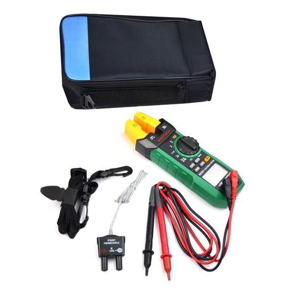 MASTECH MS2601 Digital AC/DC Fork Meter Perfect Alternative to the UT256 200A 12mm Voltage Current Resistance Diodes Continuity Frequency Duty Cycle Temperature (MS2601)