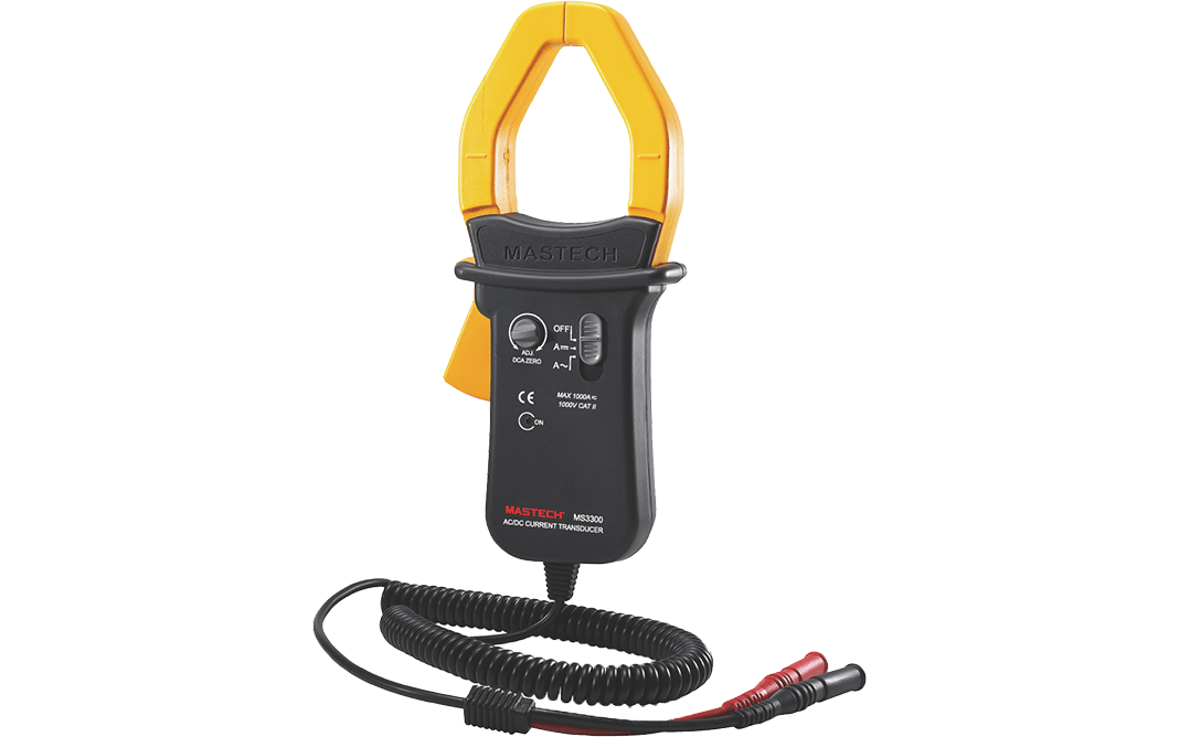 MASTECH MS3300 Clamp Meter Transducer True RMS Digital Multimeter AC Current 0.1A - 400A Clamp Converter(MS3300)