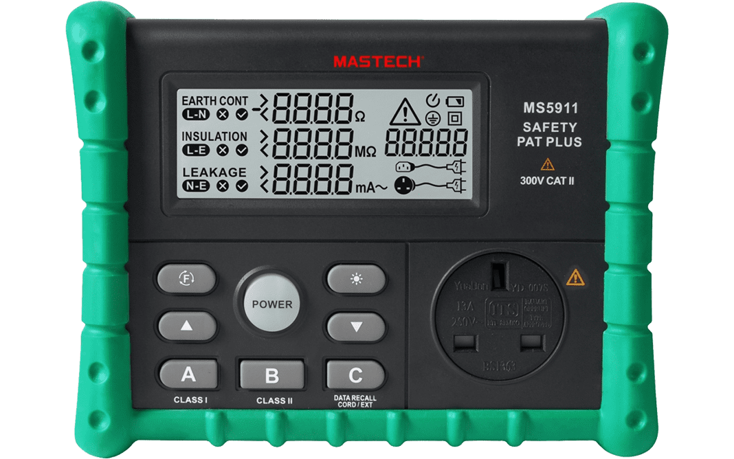 MASTECH MS5911 PAT Tester Auto power off Data Logging 300 groups ...