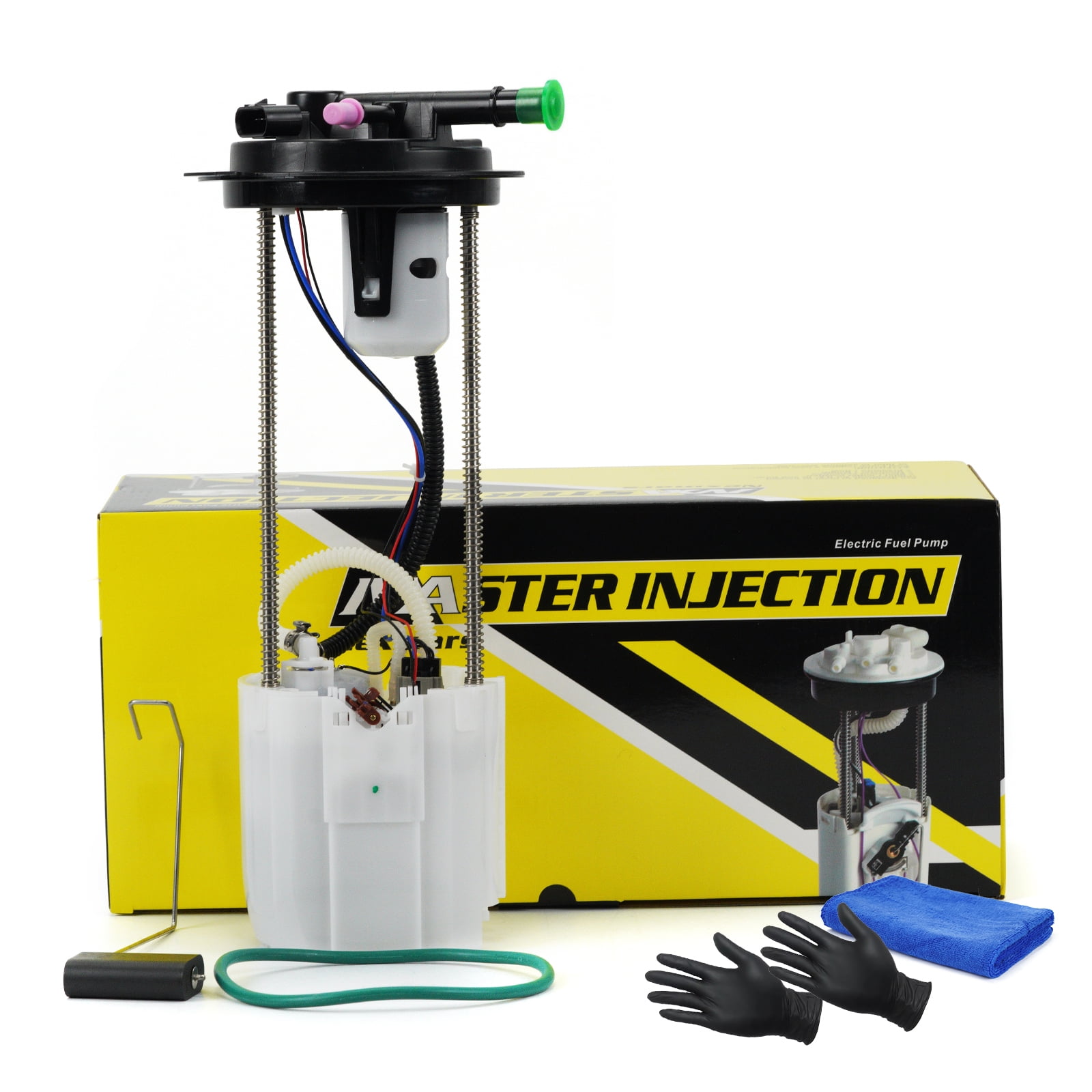 MASTER Electric Fuel Pump Module Assembly for 2007-2008 Chevrolet Silverado 1500 V6 4.3L & 2007-2008 GMC Sierra 2500 3500 HD V8 6.0L