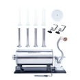 MASTER FENG Horizontal Sausage Stuffer, Stainless Steel, 6 LBS Capacity