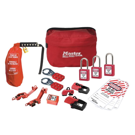 MASTER LOCK Compact Safety Lockout Pouch, Electrical CA3