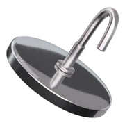 Master Magnetics Handi Hook  Magnet - 2 Diameter, 1.25 Height, Chrome, 07218
