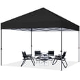 thumbnail image 1 of MASTERCANOPY 10' x 10' Easy Pop-up Canopy Tent Outdoor Instant Shelter, Black, 1 of 8