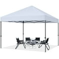 thumbnail image 1 of MASTERCANOPY 10' x 10' Easy Pop-up Canopy Tent Outdoor Instant Shelter, White, 1 of 8