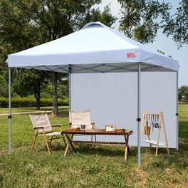 Costway Patio 10x10ft Outdoor Instant Pop up Canopy Folding Tent Sun Shelter UV50 Gray Walmart