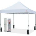 thumbnail image 1 of MASTERCANOPY 10 x 10ft Heavy-Duty Commercial Pop-up Canopy Tent, White, 1 of 7