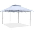 thumbnail image 1 of MASTERCANOPY 13 x 13ft Pop-up Canopy Tent with Auto Extending Eaves, White, 1 of 8