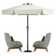 thumbnail image 1 of MASTERCANOPY 7.5ft Patio Market Umbrella with Valance, Tilt and Crank, Light Beige, 1 of 7