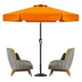 thumbnail image 1 of MASTERCANOPY 7.5ft Patio Market Umbrella with Valance, Tilt and Crank, Orange, 1 of 7