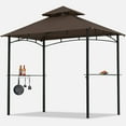MASTERCANOPY 8' x 5' Outdoor Grill Gazebo 2Tiered BBQ Canopy Tent with