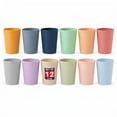 thumbnail image 1 of MASTERCOOK 12-Pack Unbreakable Reusable 8oz Plastic Cups, Stackable BPA-Free Tumblers, 1 of 9
