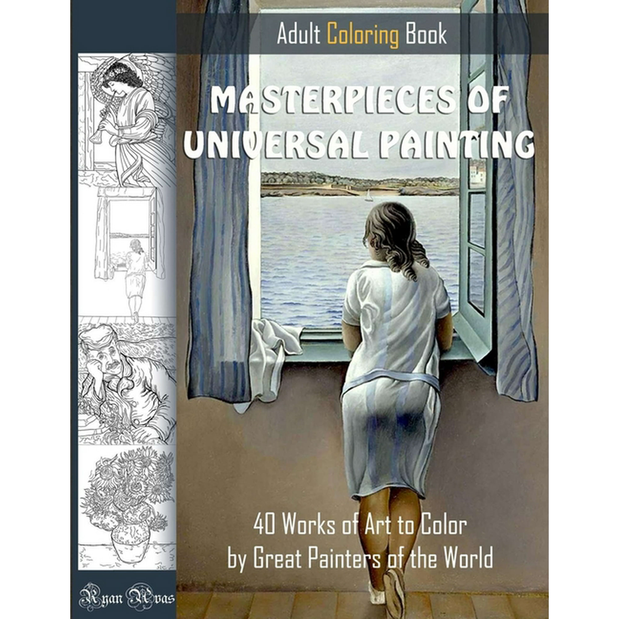 Famous Art Coloring Pages For Kids