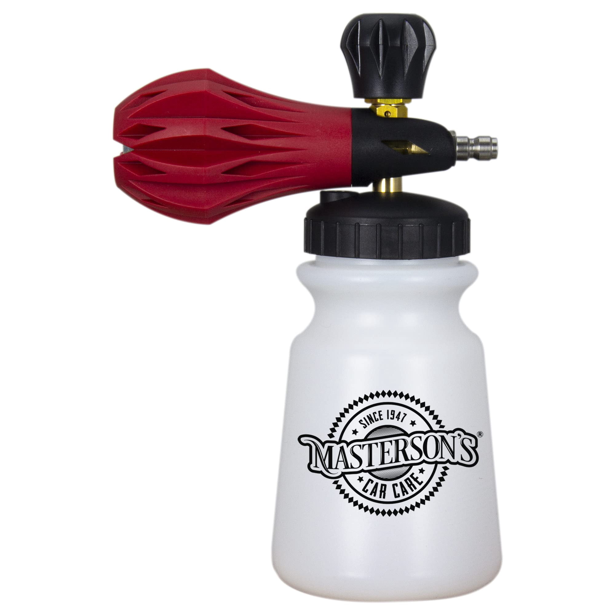 MASTERSON'S CAR CARE AC_143_1 Vortex G2 Foam Cannon - Best Attachment Hooks to Your Pressure Washer - Works On Cars, Truck, Boats, Home