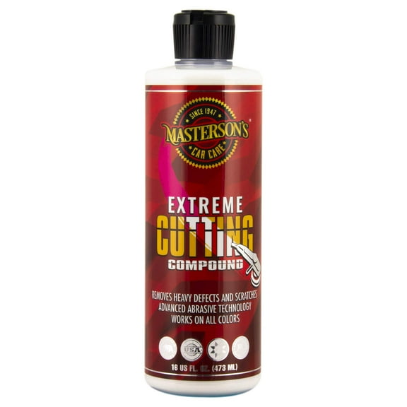MASTERSON'S CAR CARE MCC_129_16 Extreme Cutting Compound - Advanced Technology Restores Shine & Gloss (16 oz)