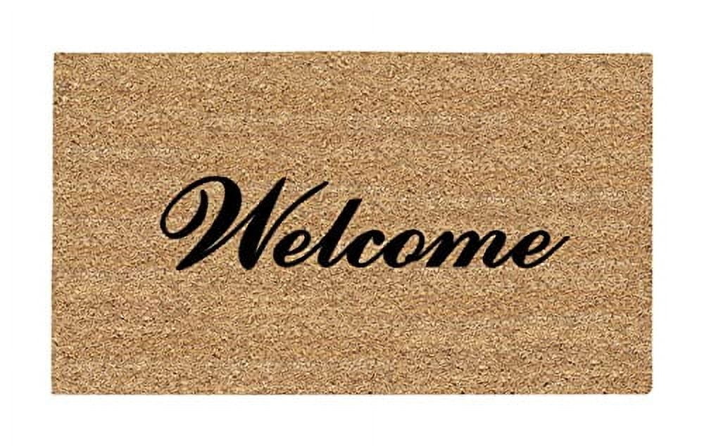 MTH Welcome Bow Coir Doormat – Durable Entryway Accent