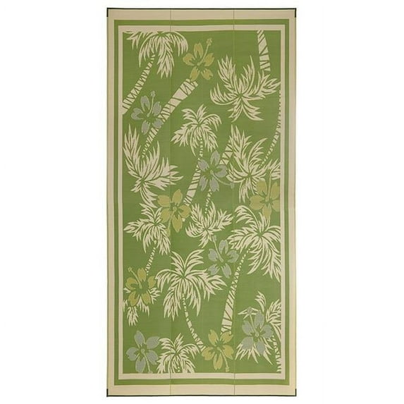 Faulkner FLK-48942 9 x 18 ft. Island Time Mat - Yellow