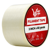 MAT Tape Mono Filament Strapping Tape 3 in. x 60 yd. Clear, 1 Pack