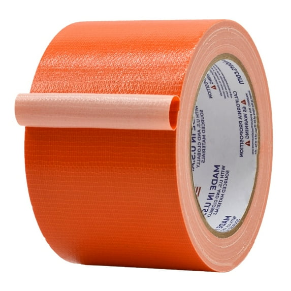 MAT Tape Racing Orange 2.83 in. x 60 ft. Colored Duct Tape, 1 Roll