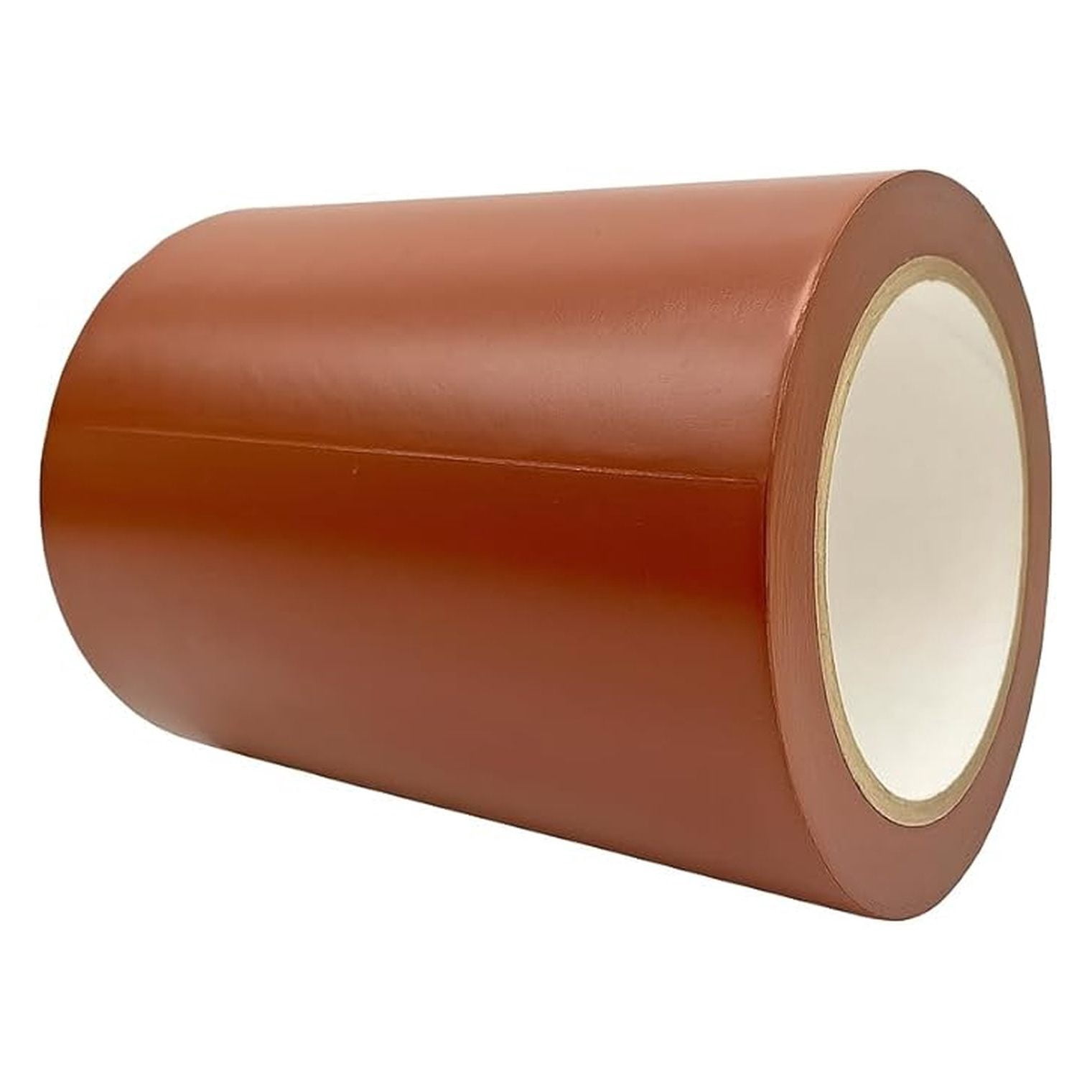 MAT Vinyl Marking Tape Brown - 6 inch x 36 yds. for Safety Floor Marking (School Gym, Restaurants, Warehouse), Dance Floor Splicing, Pinstriping Cars & Boats