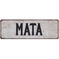 thumbnail image 1 of MATA Vintage Look Rustic Chic Metal Sign 6x18 106180036137, 1 of 1
