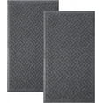 thumbnail image 1 of MATALL Front Door Mat 2 Pack Indoor and Outdoor Welcome Mat, Absorbent and Drain Away Water Heavy Duty Entryway Doormat for Front Back Doors, Laundry Rooms, Mudrooms and More, 29.5x17.5IN, 1 of 8