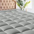thumbnail image 1 of MATBEBY Full Size Mattress Pad - Cooling Breathable Mattress Topper, Quilted Fitted Mattress Protector, Pillow Top Mattress Cover with 8-21" Deep Pocket, Machine Washable, Light Grey, 54x75 Inches, 1 of 16